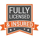 Seal: Fully Licensed & Insured